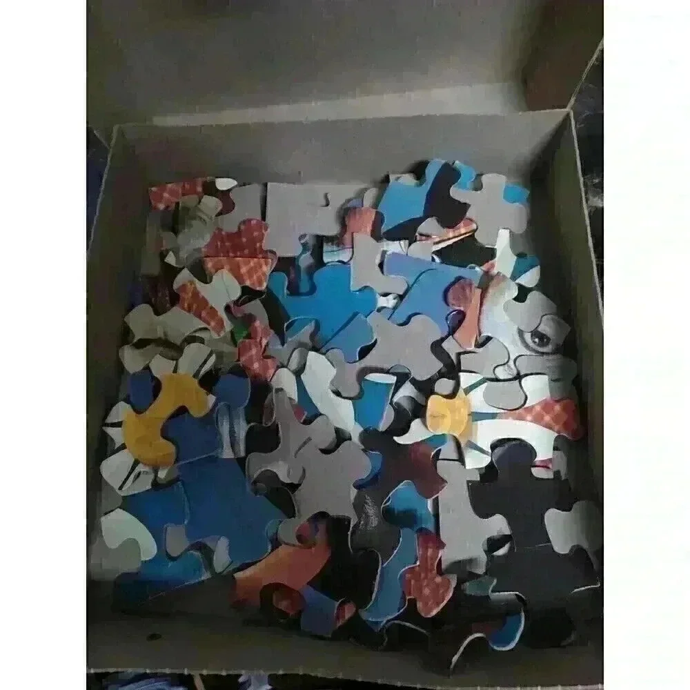Vintage family guild jigsaw puzzle pieces clowns COMPLETE